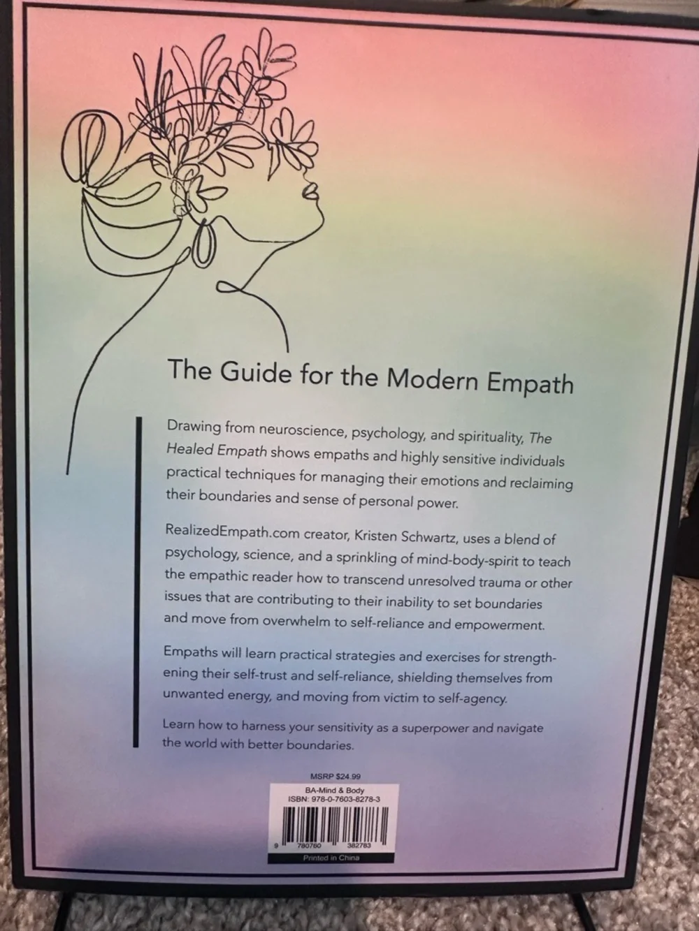 The Healed Empath Hardcover Journal - Pastel Gradient
